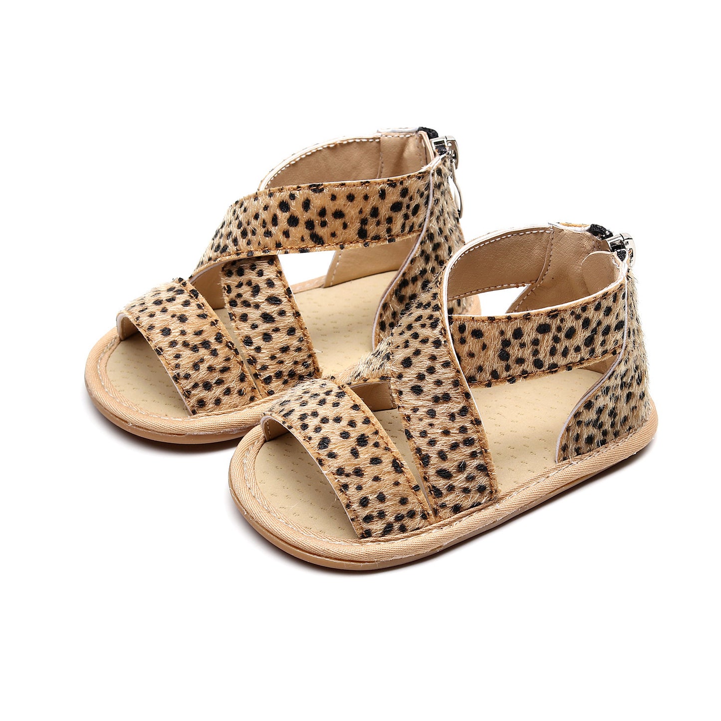 Children's Leopard Print Sandals Baby Toddler Non-slip Sole Children's Shoes