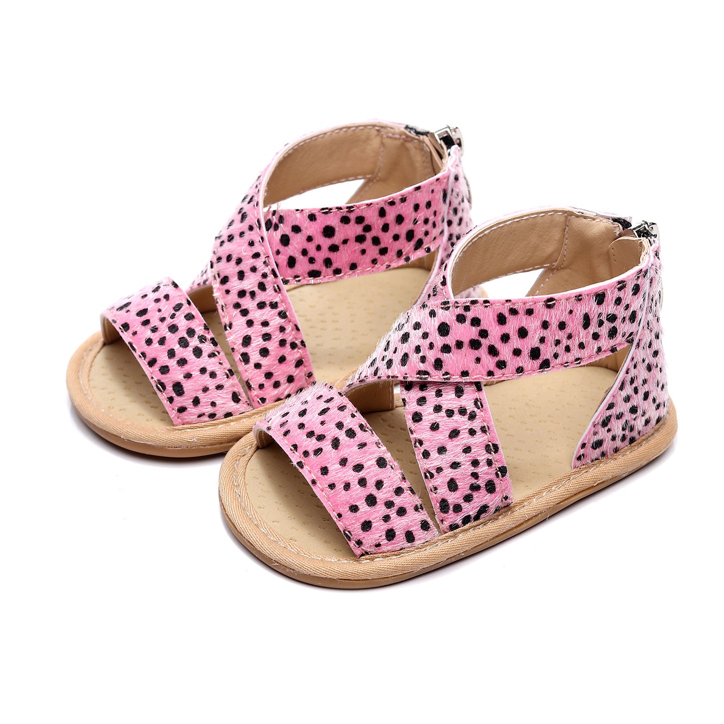 Children's Leopard Print Sandals Baby Toddler Non-slip Sole Children's Shoes