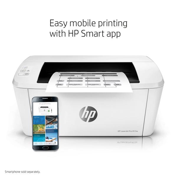 طابعة HP LaserJet Pro M15w لاسلكية