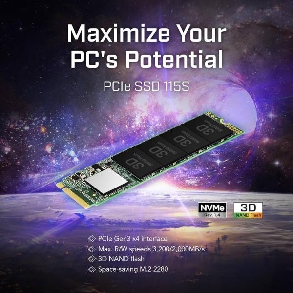 ترانسيند SSD داخلي 500 جيجابايت M.2 NVMe – PCIe Gen3x4 3D Flash (بدون DRAM)