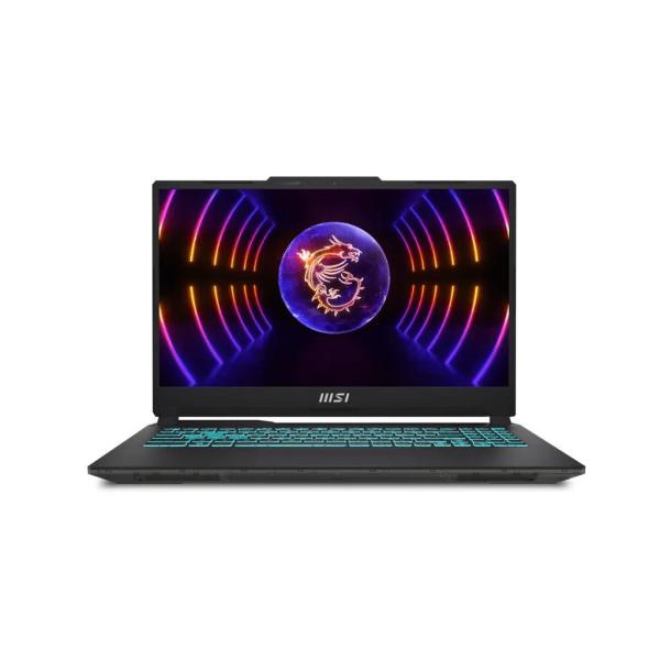 لابتوب MSI Cyborg 15 A13UC للألعاب، معالج Intel Core i5-13420H، ذاكرة 16GB، تخزين 512GB SSD، كرت RTX 3050 4GB، لوحة مفاتيح بإضاءة زرقاء، لون Translucent Black